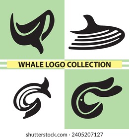 Whale Logo Set Collection for Business Identity