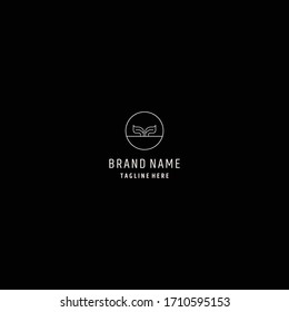 Whale logo template design in Vector illustration 