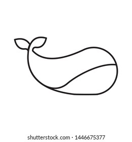 Whale logo template vector icon design