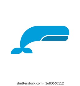 Whale logo template vector icon design