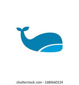 Whale logo template vector icon design