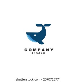 whale Logo Template vector icon illustration design