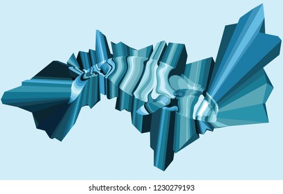 whale ocean abstract