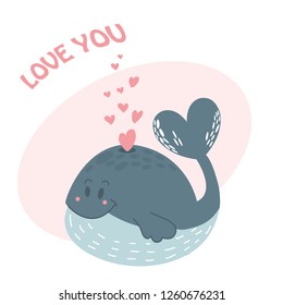 whale on valentines day