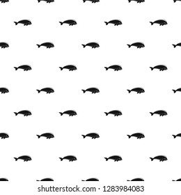 Whale pattern seamless vector repeat geometric for any web design