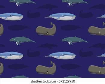 Whale Seamless Wallpaper 1