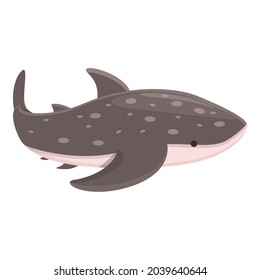 Whale shark fauna icon cartoon vector. Animal fish. Marine creature