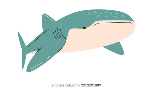 Whale Shark Fish Vector Illustration