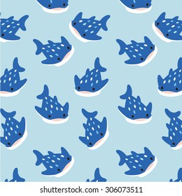 Whale Shark Vector Pattern