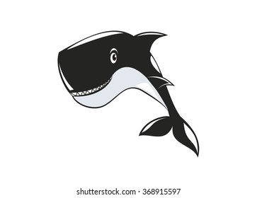 whale simple illustration