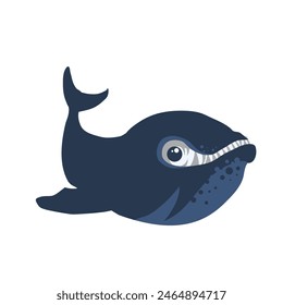 Whale -  simple  vector illustration	