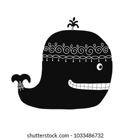 Whale, sketch for your design