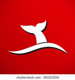 whale tail icon