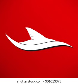 whale tail icon