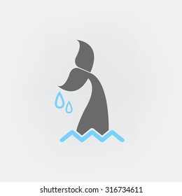 Whale tail icon