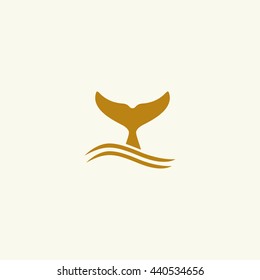 Whale tail icon.