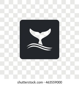 Whale tail icon.
