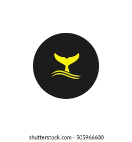 Whale tail icon.