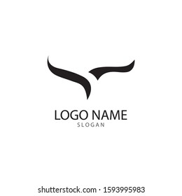 Whale tail icon vector illustration