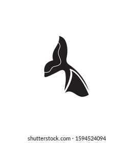 Whale tail icon vector illustration