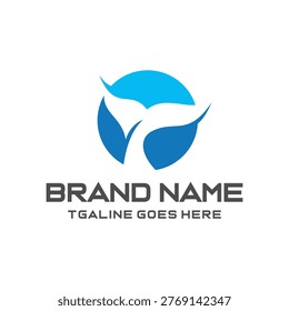 Whale tail icon vector illustration