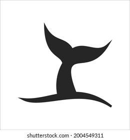 whale tail icons symbol vector elements for infographic web