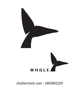 whale tail logo symbol template