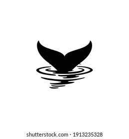 Whale Tale Icon, Animal, Mammal, Conservation Concept Vector Illustration Can Used For Topics Like Wildlife, Ocean, Ecosystem