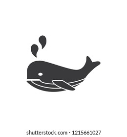 Whale vector icon