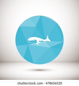 whale , vector, icon