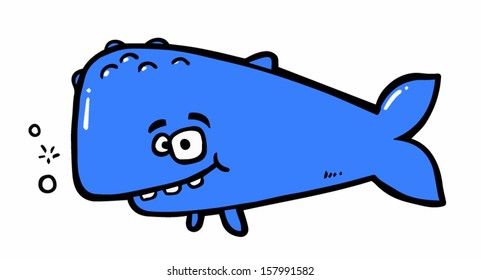 Whale vector illustration