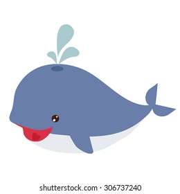 Whale vector illustration