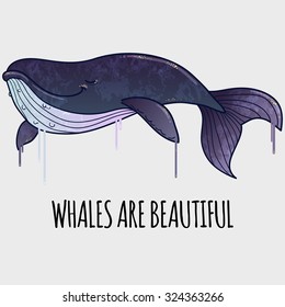 Whale vector illustration