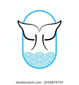 whale vector illustration design. suitable for coloring book, sticker, t-shirt, mug, tatoo, etc. Eps 10