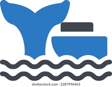 whale  Vector illustration on a transparent background. Premium quality symmbols. Glyphs vector icons for concept and graphic design.