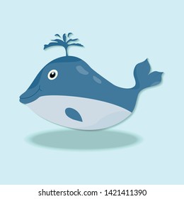 Whales in the sky have shadows.