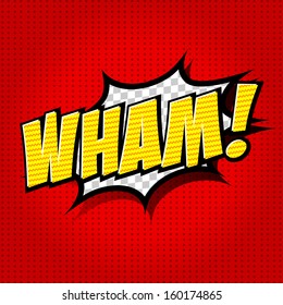 Wham! - Comic Speech Bubble, Cartoon