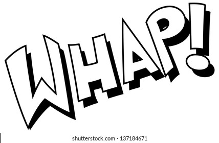 Whap - Comic Expression Vector Text