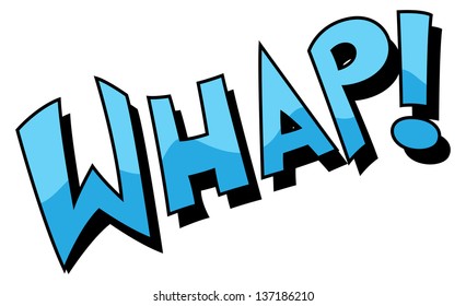 Whap - Comic Expression Vector Text