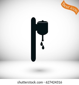 whash icon vector, flat design best vector icon