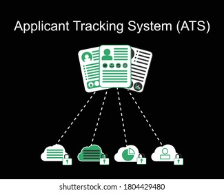 what is applicant tracking system (ATS) works vector