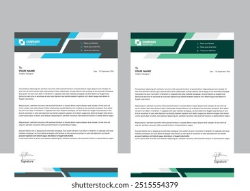 What is a letterhead? A business letterhead is a header at the top of a company letter. The letterhead usually includes a business's logo, name, address, and contact information such as phone or fax 