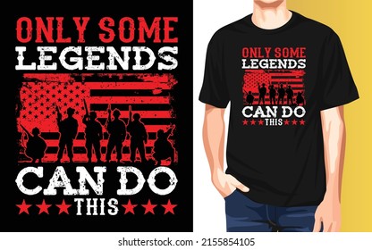 What I can do for my country to do I am willing Memorial Day t-shirt design.