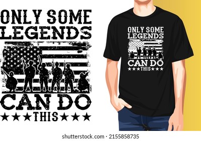 What I can do for my country to do I am willing Memorial Day t-shirt design.