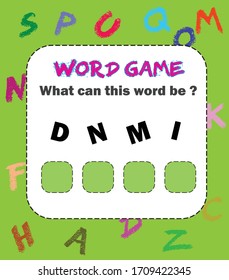 What can this word be ? word game.