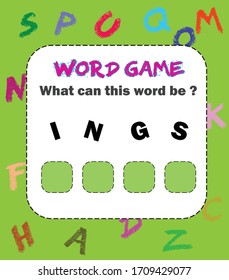 ¿Qué puede ser esta palabra? juego de palabras.