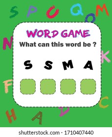 What can this word be ? word game.