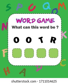 Was kann dieses Wort sein? Wortspiel.