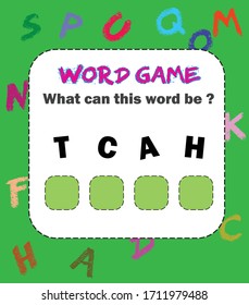 What can this word be ? word game.