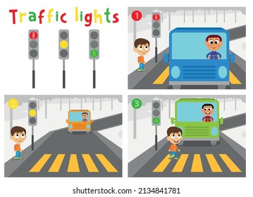What child wants to wear at traffic lights